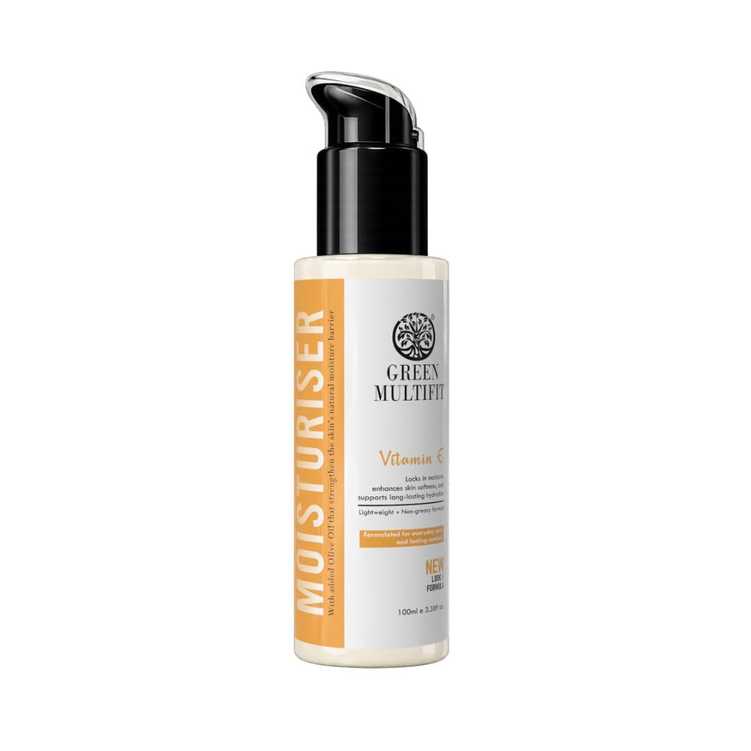 Vitamin E Moisturiser with Olive Oil. Nourishing daily moisturiser that helps moisturize and soften skin for a smooth, healthy-looking appearance. 100ml