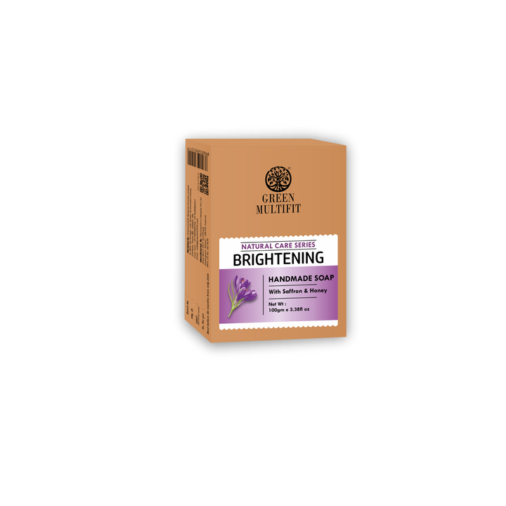 Natural Brightening Soap with Saffron & Honey
