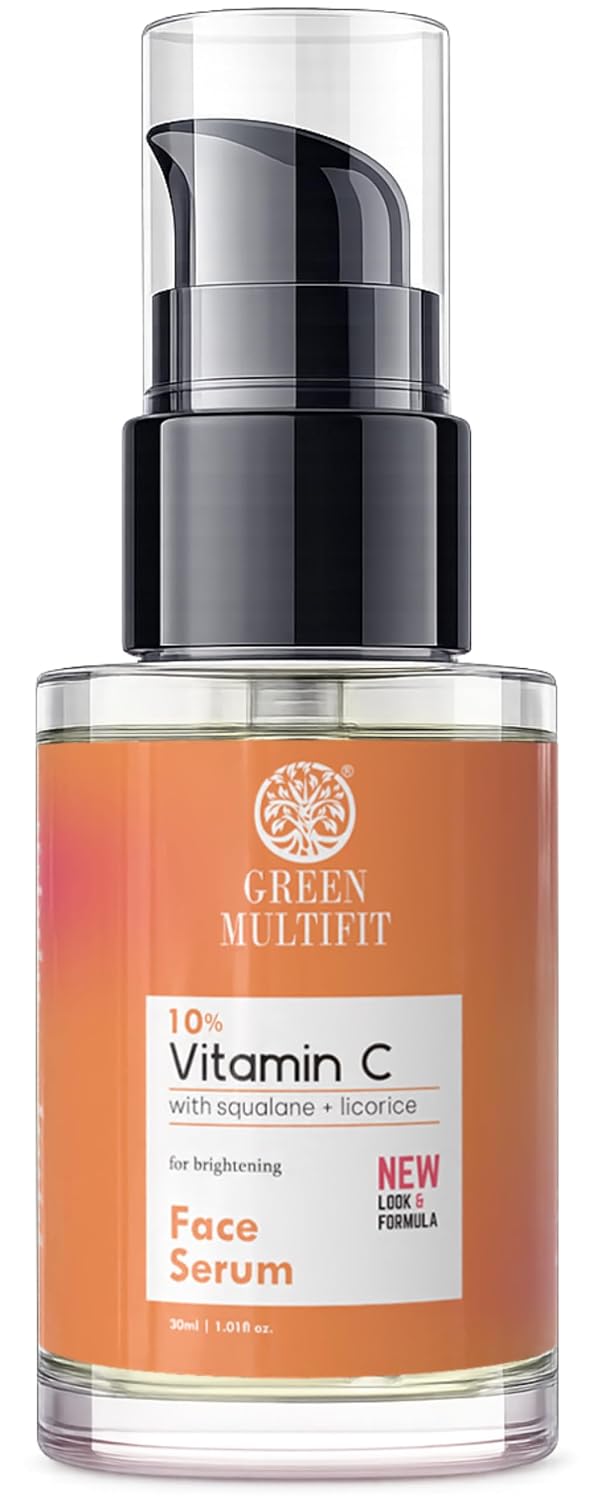 Green Multifit 10% Vitamin C Face Serum with Squalane & Licorice