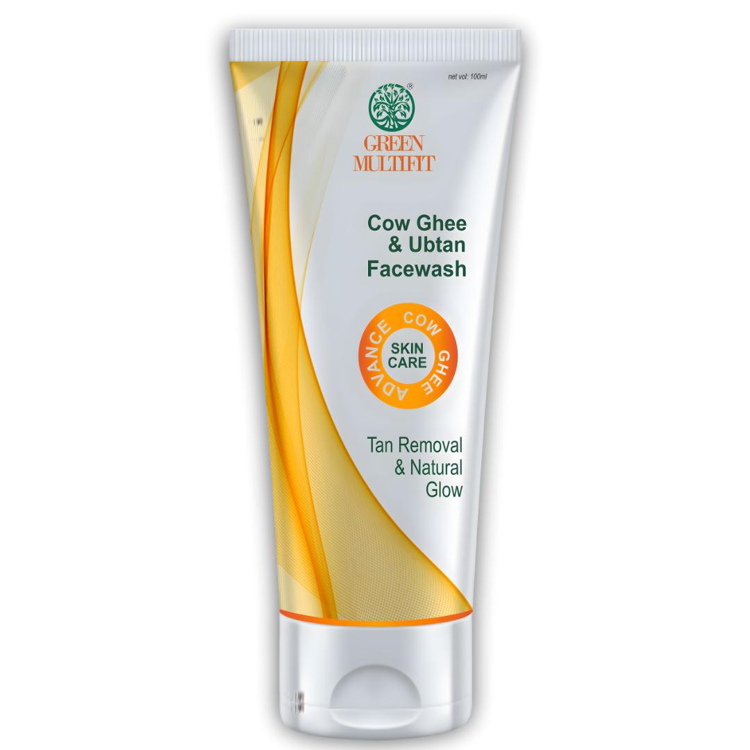 Cow ghee vitamins and Ubtan infused face wash – 100ml