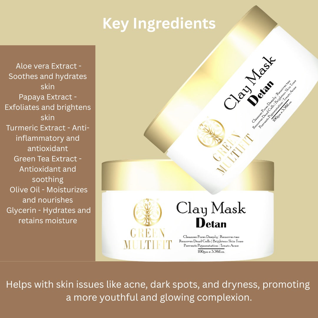 Detan Clay Mask 100gms