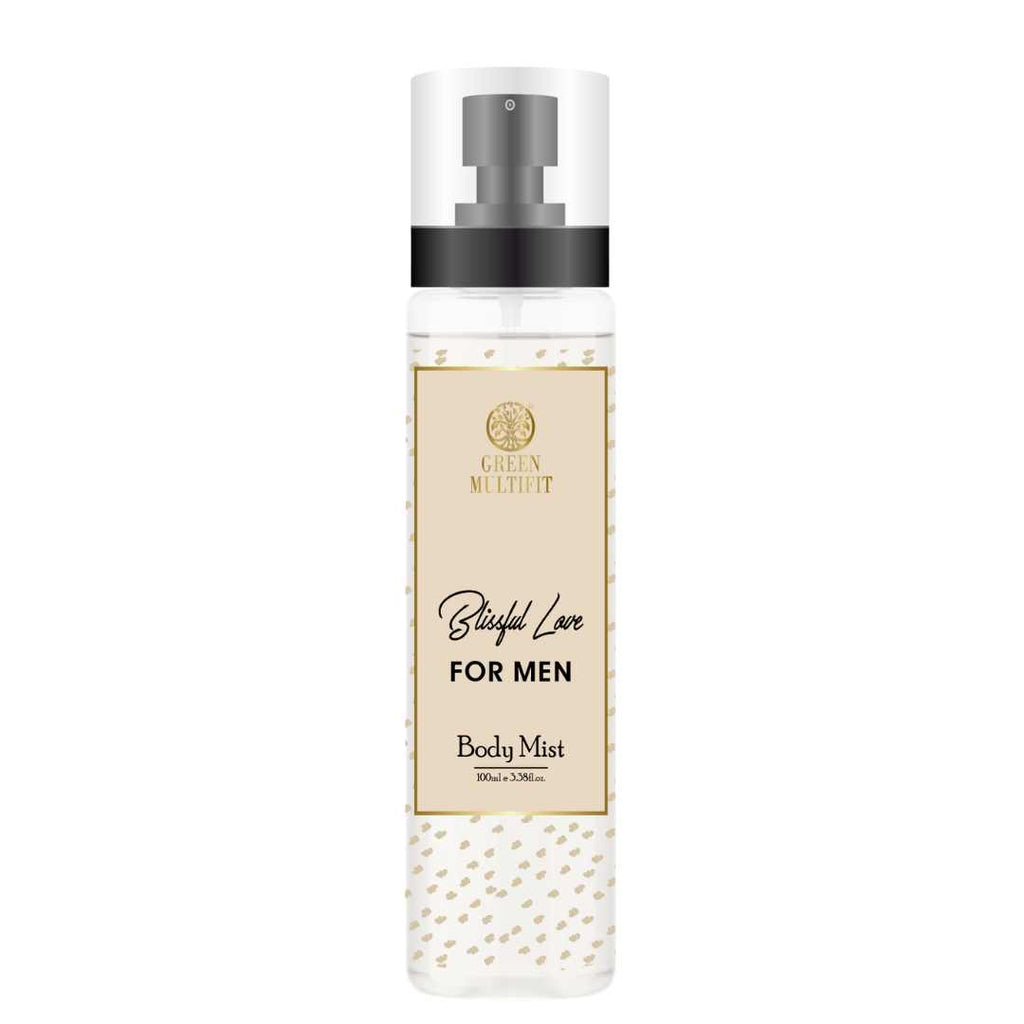 GreenMultiFit Blissful Love Body Mist for Men | Lightweight Everyday Fragrance | 100 ml