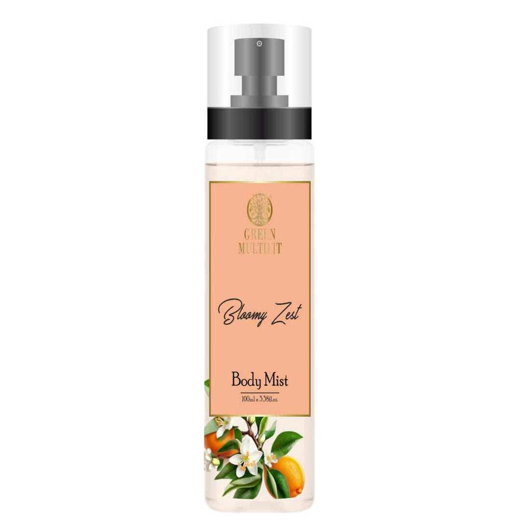 GreenMultiFit Bloomy Zest Body Mist | Lightweight Everyday Fragrance | 100 ml