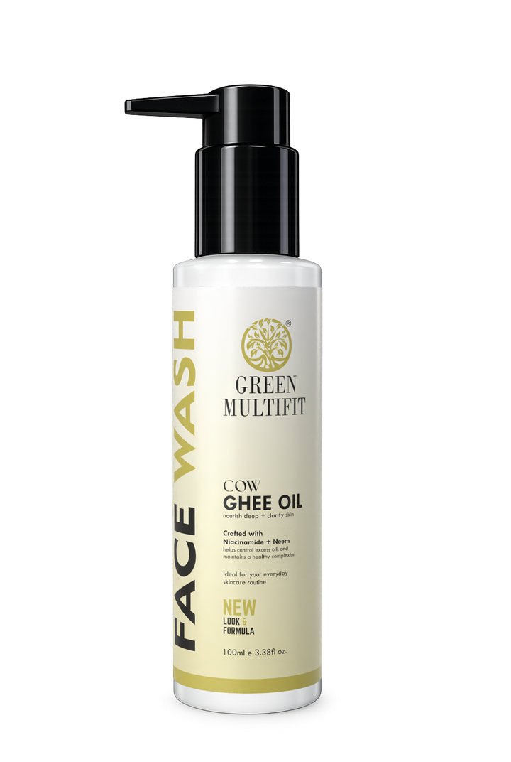Cow ghee face wash- helps to maintain healthy complexion. 100ml