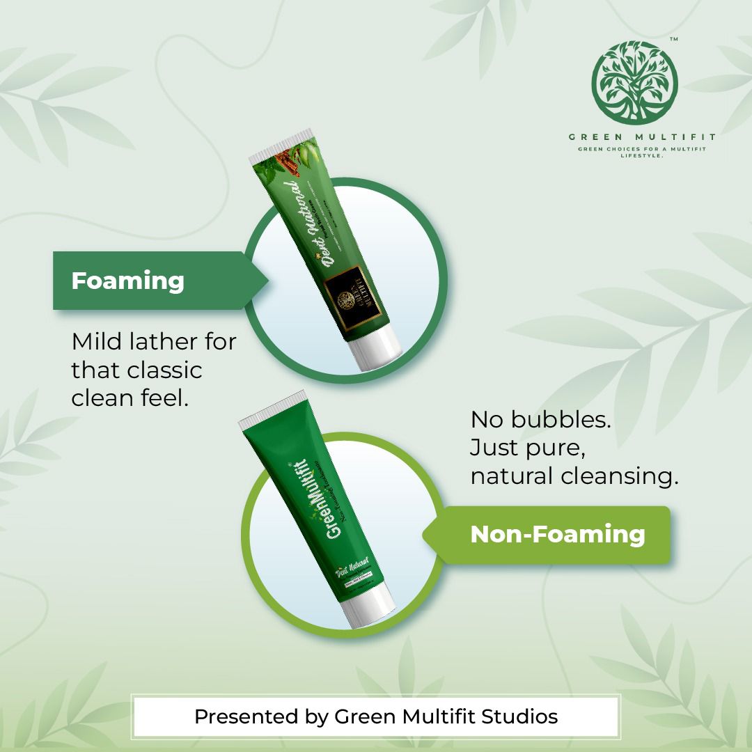 Dent Natural Herbal Toothpaste – Free from Harmful Chemical | Helps to Freshen Breath, Cavity Protection, Enamel Strength, Natural Whitening & Gum Care – 150g