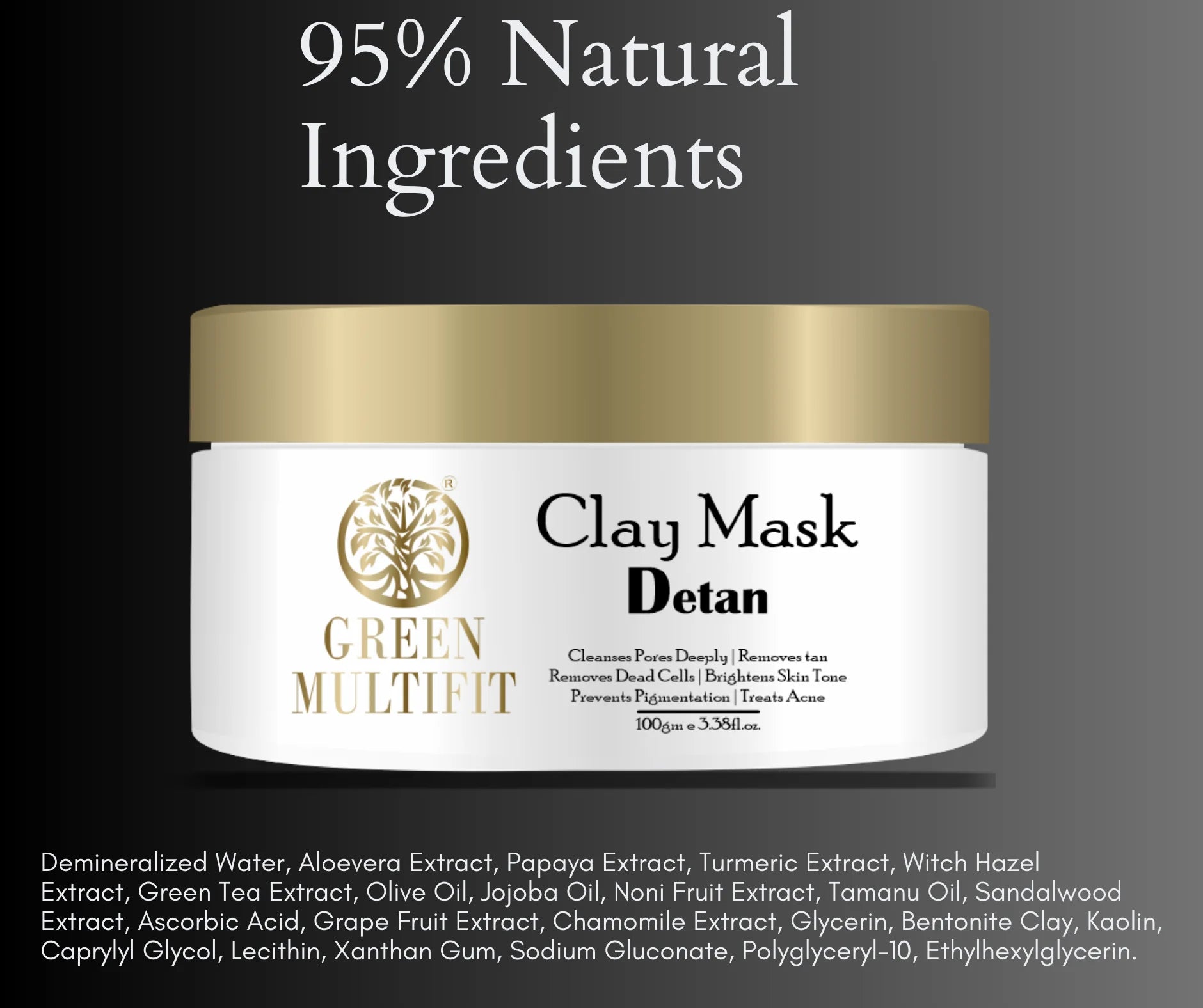 Detan Clay Mask 100gms