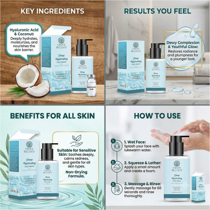 Deep Hydrating Face Wash