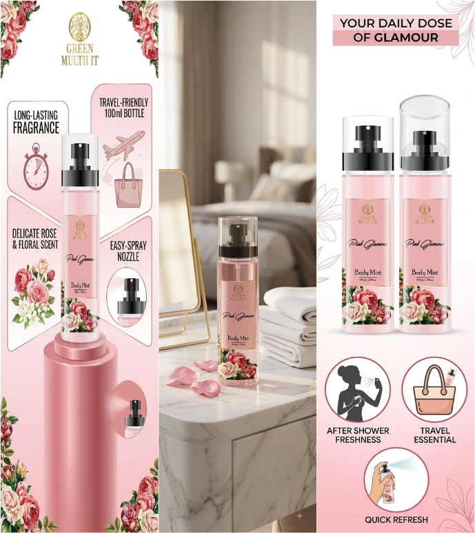 Pink Glamour - Body Mist