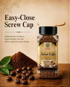 GREENMULTIFIT Instant Coffee Gold Freeze Dried Coffee 60g Pet Jar- Pack of 2.  Rich Aroma Premium (Copy)