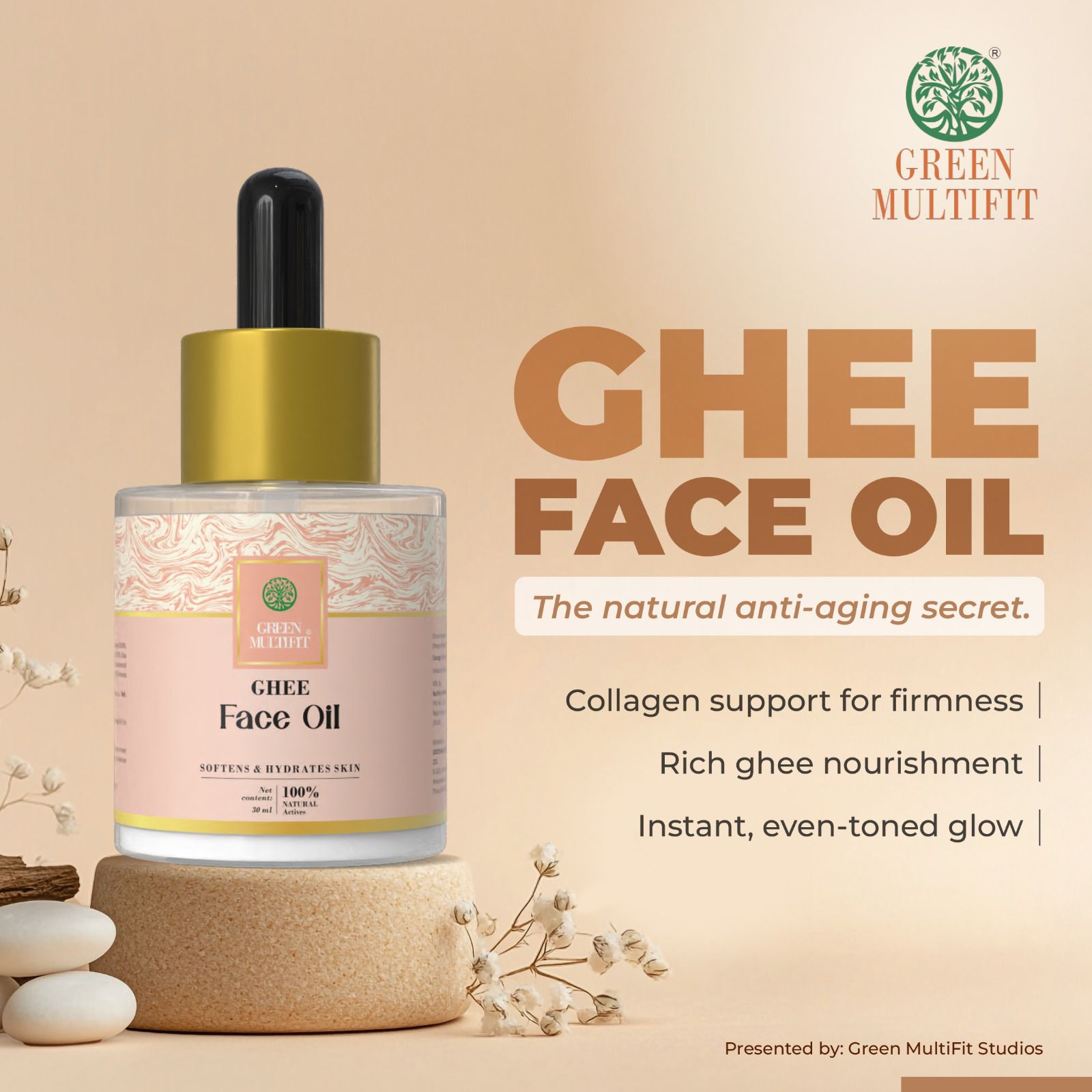 Face Oil - Infused with goodness of Ghee