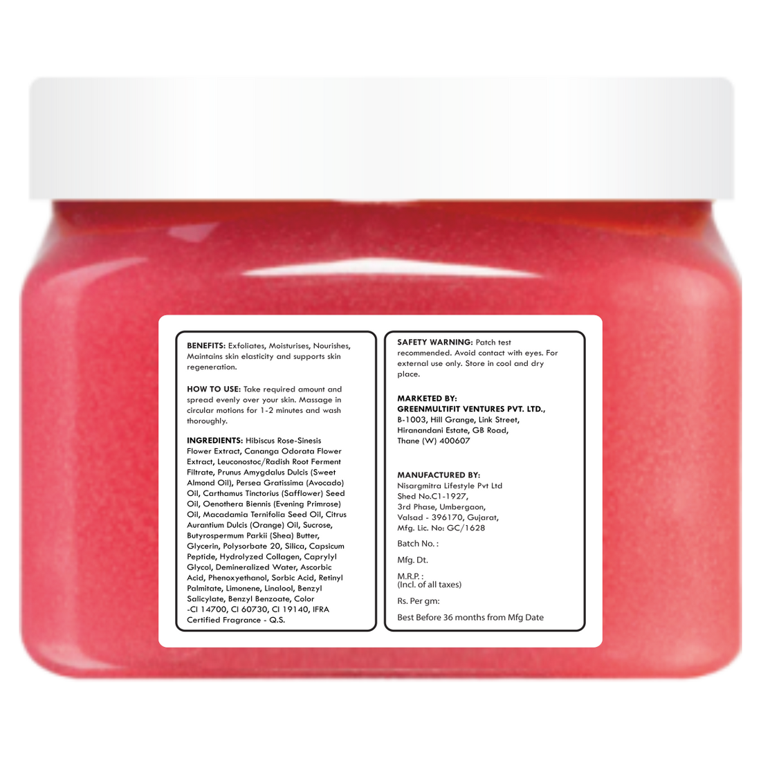 Pink Hibiscus - Shea Butter Sugar Scrub