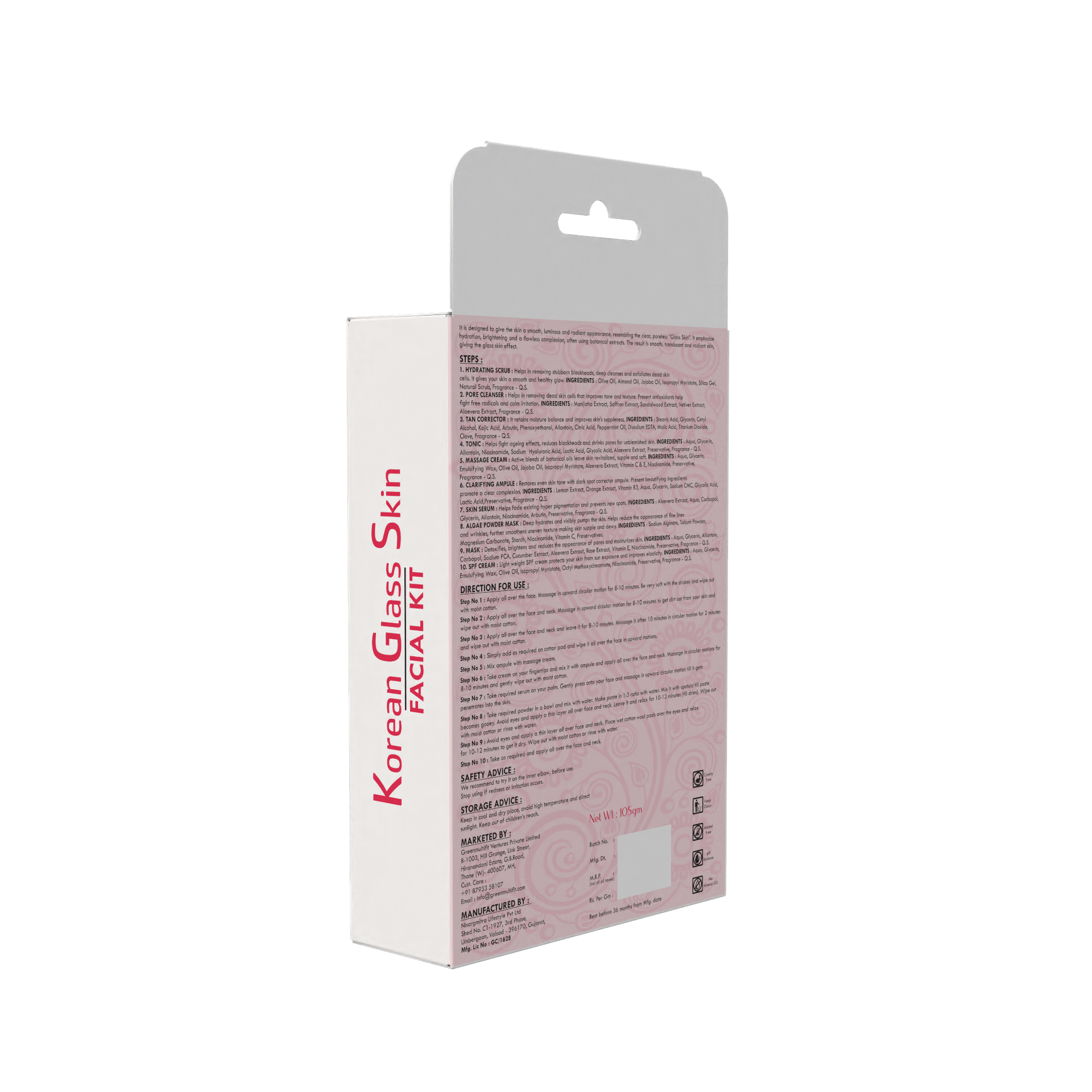 Korean Glass Skin Facial Kit