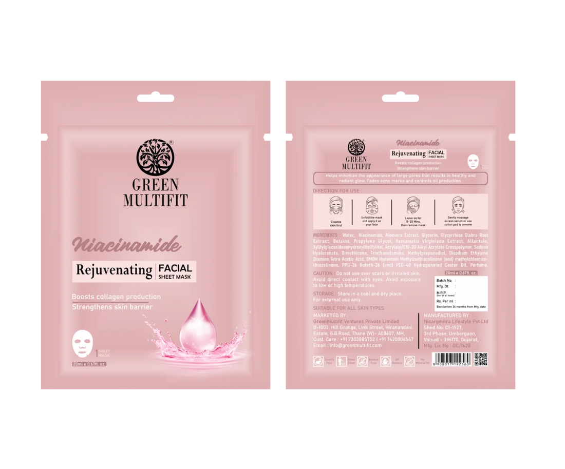 Niacinamide Rejuvinating - Facial Sheet Mask