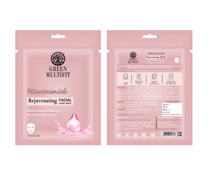 Niacinamide Rejuvinating - Facial Sheet Mask