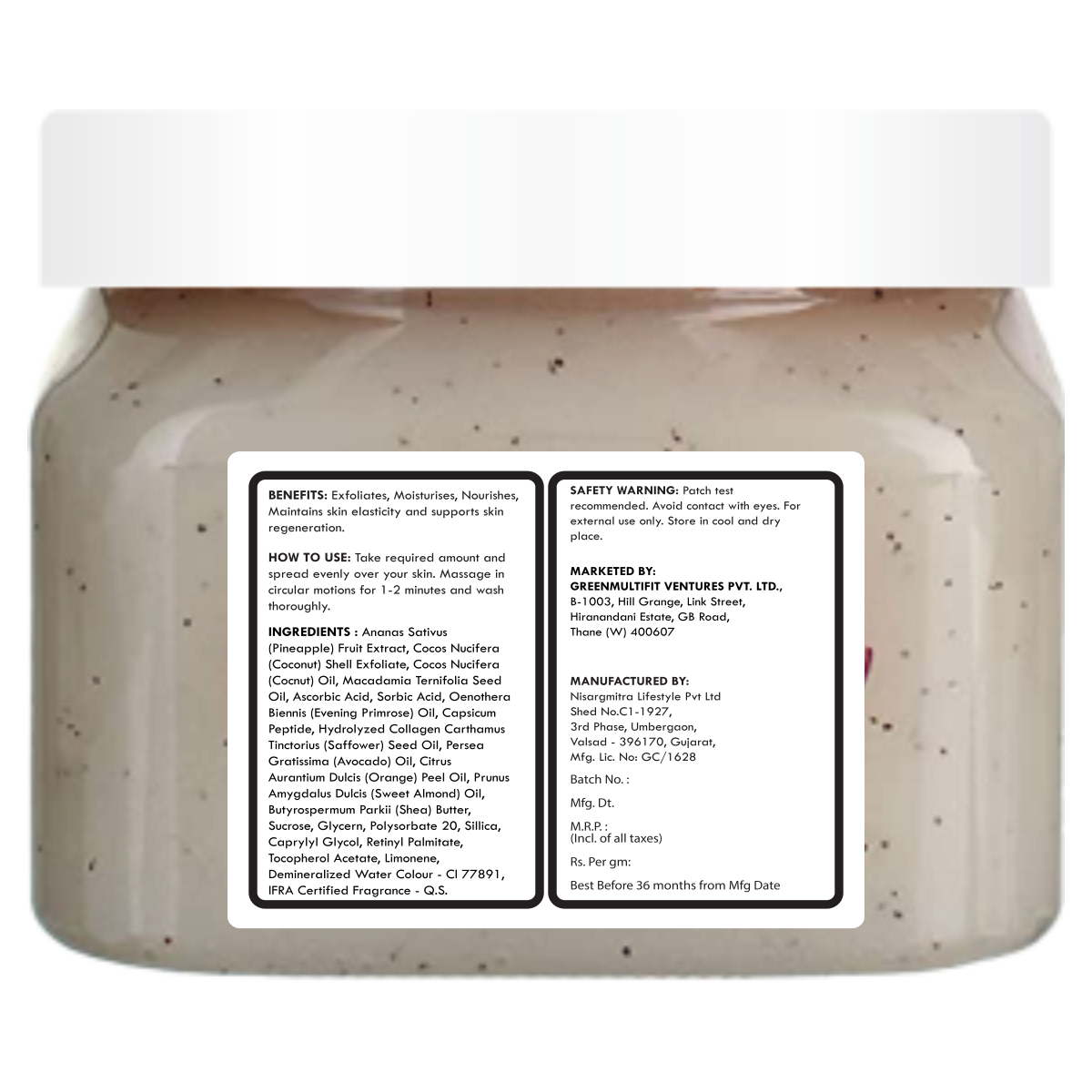 Colada Punch - Cocoa Butter Sugar Scrub