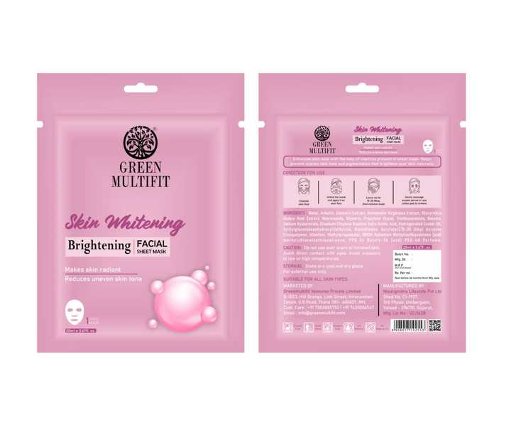 Skin Whitening Brightening - Facial Sheet Mask