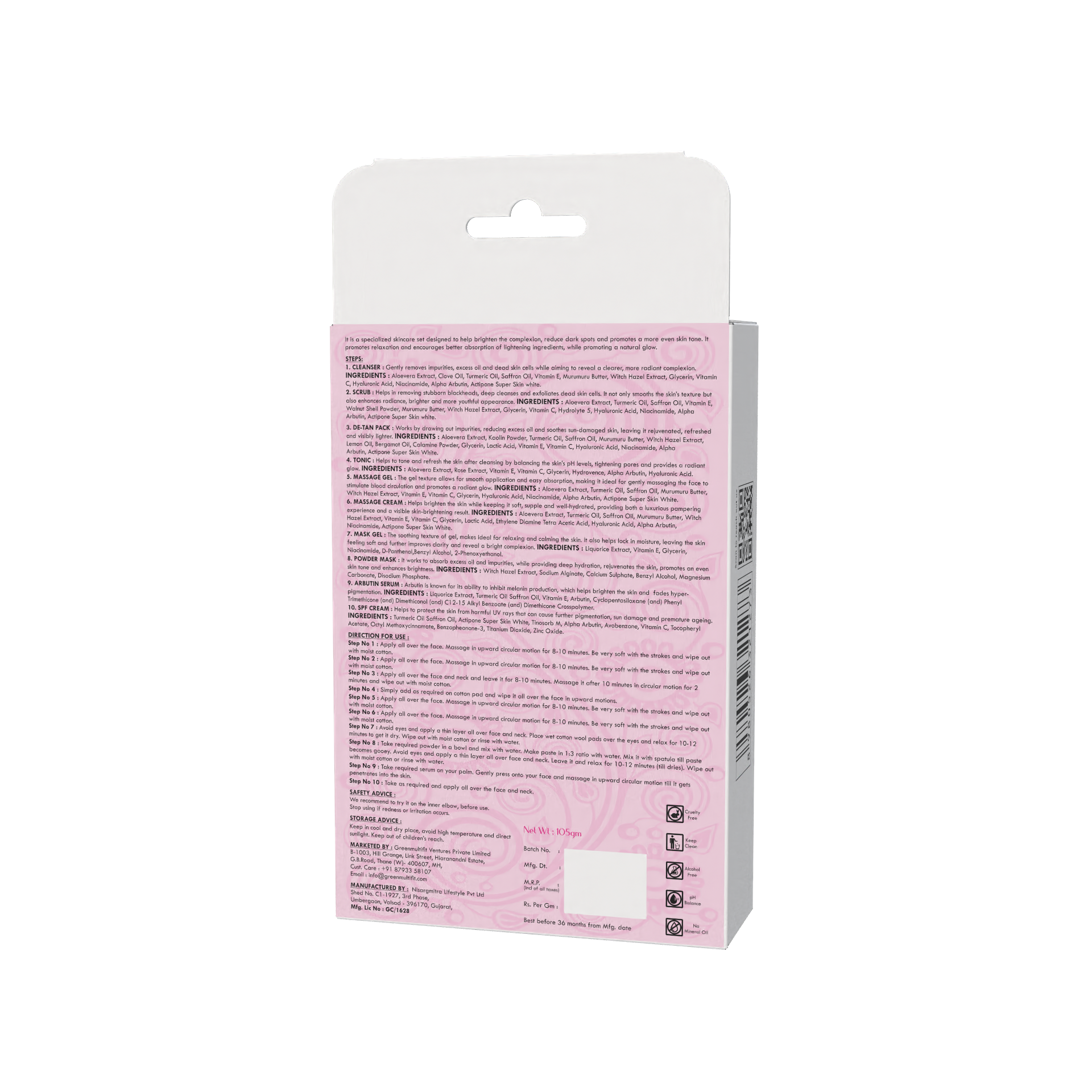 Skin Lightening Facial Kit