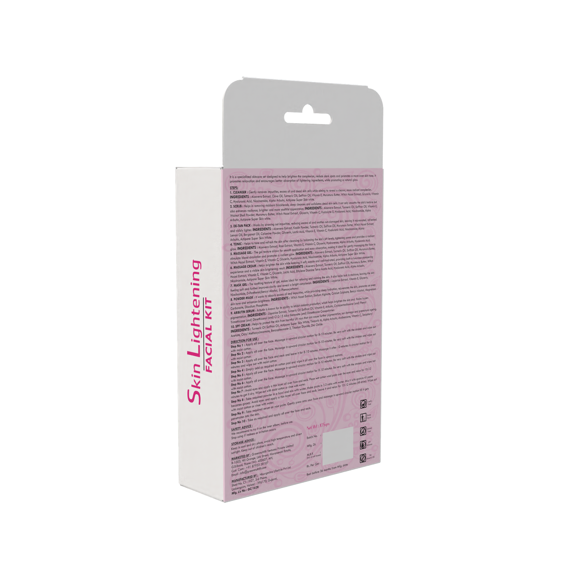 Skin Lightening Facial Kit