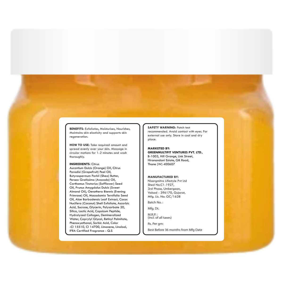 Vitamin C - Shea Butter Sugar Scrub