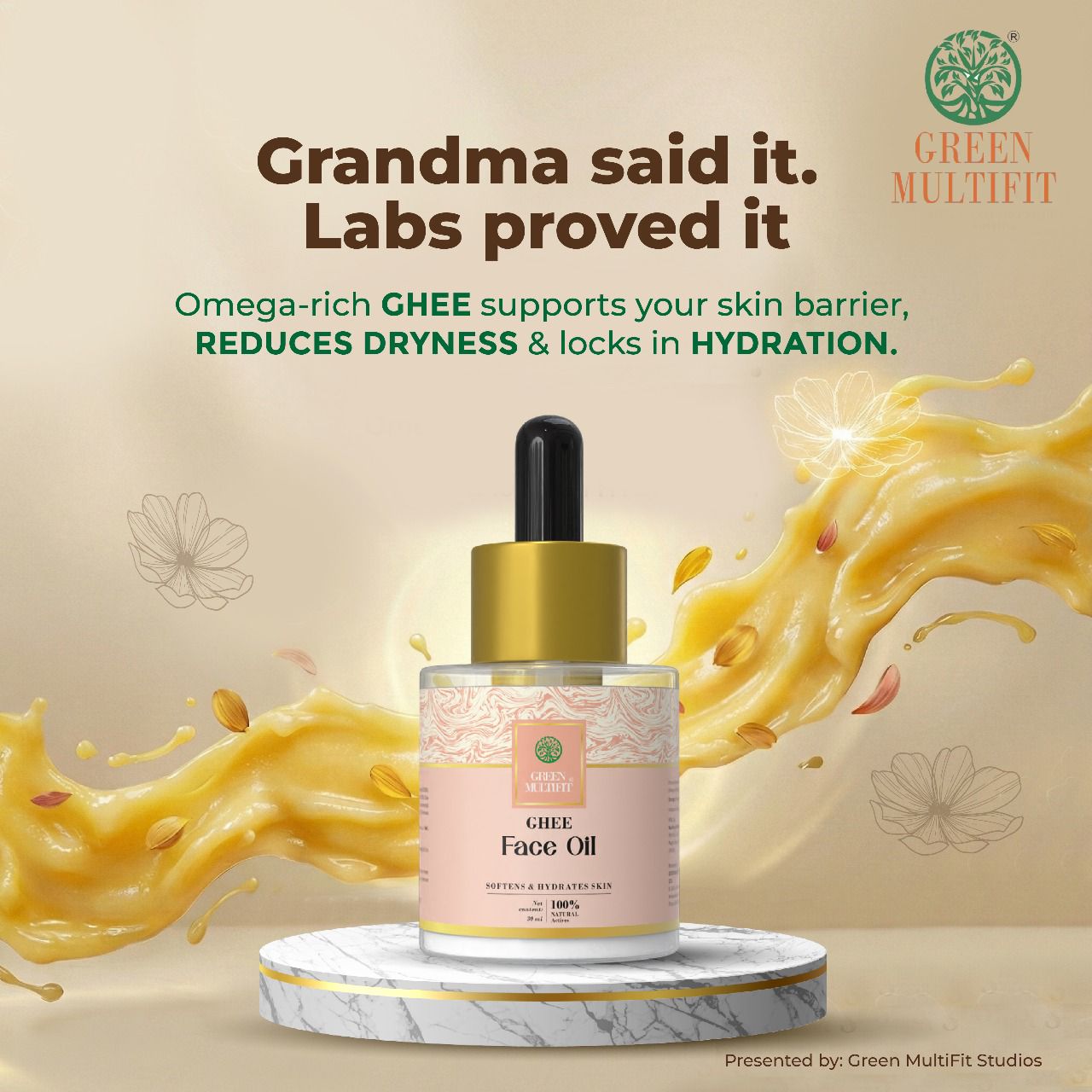 Face Oil - Infused with goodness of Ghee