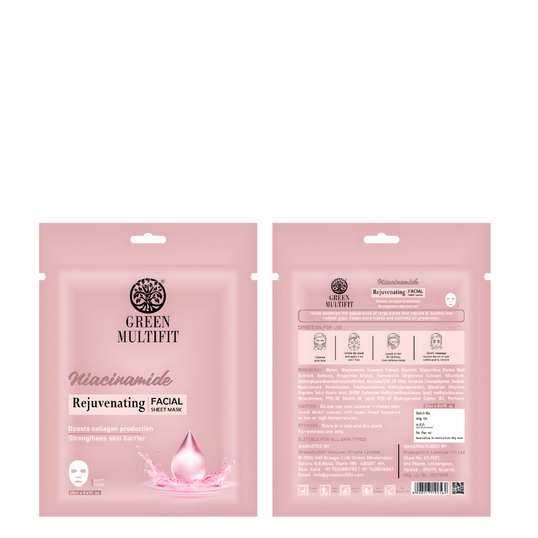 Niacinamide Rejuvinating - Facial Sheet Mask
