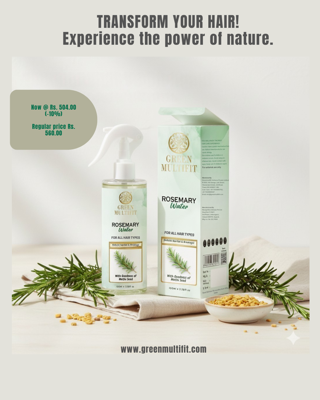 Rosemary Water