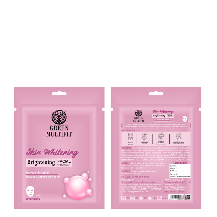 Skin Whitening Brightening - Facial Sheet Mask