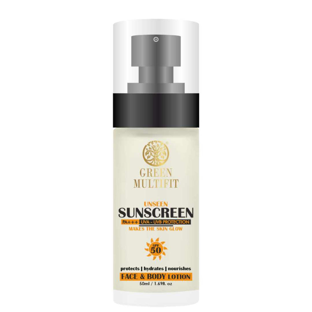 Unseen Sunscreen Face and Body Lotion SPF 50+++