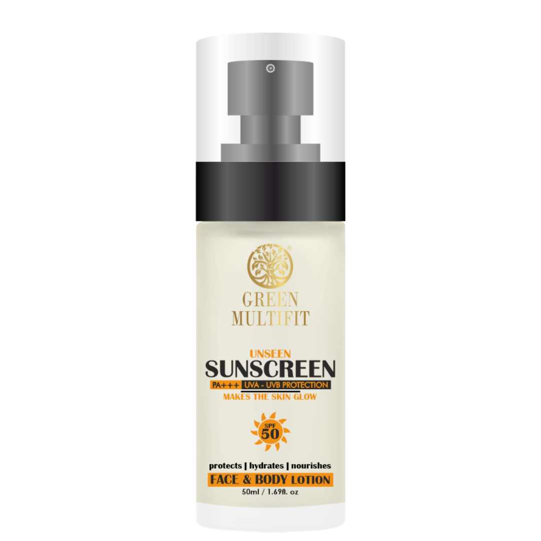 Unseen Sunscreen Face and Body Lotion SPF 50+++