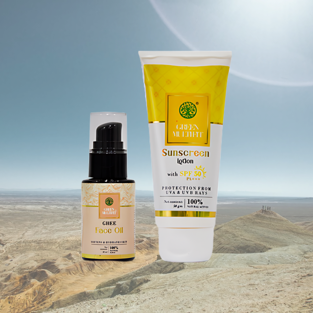 Face Oil & Sunscreen