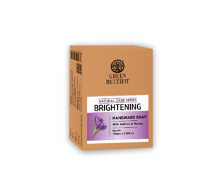 Natural Brightening Soap with Saffron & Honey